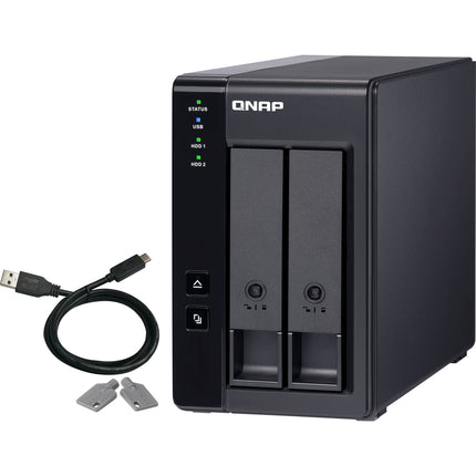 QNAP TR-002 Gabinete RAID USB 3.2 Gen 2 2 Bahías SATA III