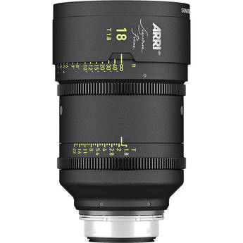 ARRI Signature Prime 18mm T1.8 Lente Cine Montura LPL Marcas De Enfoque En Pies