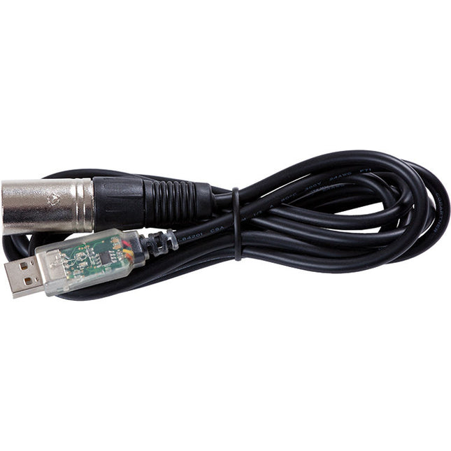 Cable de actualización firmware LumenRadio CRMX USB tipo A a XLR 5 pines macho
