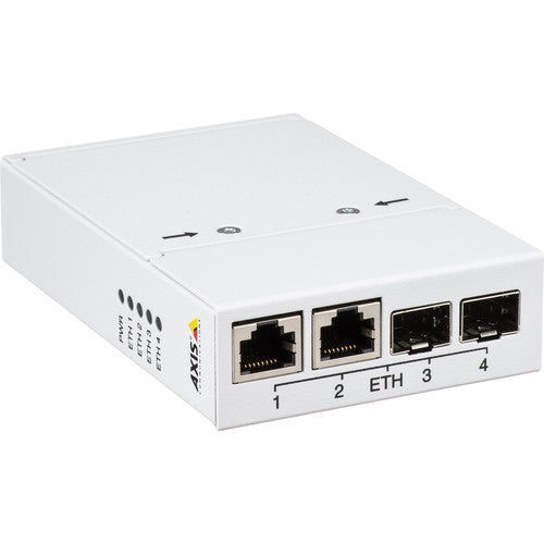 Axis Communications T8604 Convertidor de Medios Ethernet a Fibra Óptica 10 100 Mbps