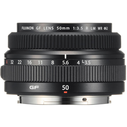 FUJIFILM GF 50mm f/3.5 R LM WR Lente Montura G 40mm Apertura f3.5 a f32