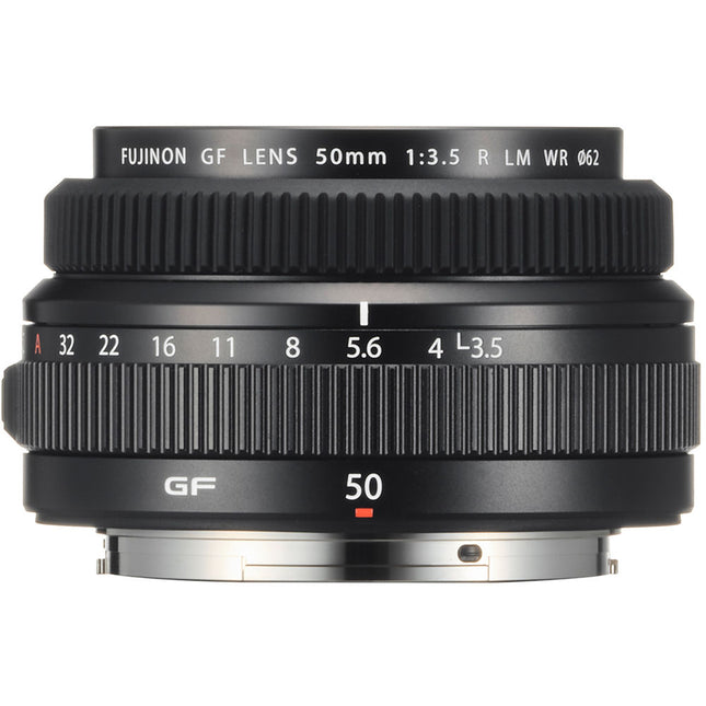 FUJIFILM GF 50mm f/3.5 R LM WR Lente Montura G 40mm Apertura f3.5 a f32