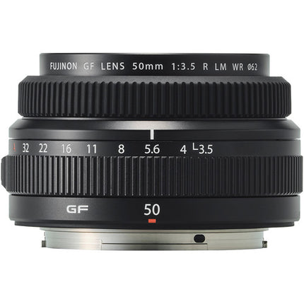 FUJIFILM GF 50mm f/3.5 R LM WR Lente Montura G 40mm Apertura f3.5 a f32