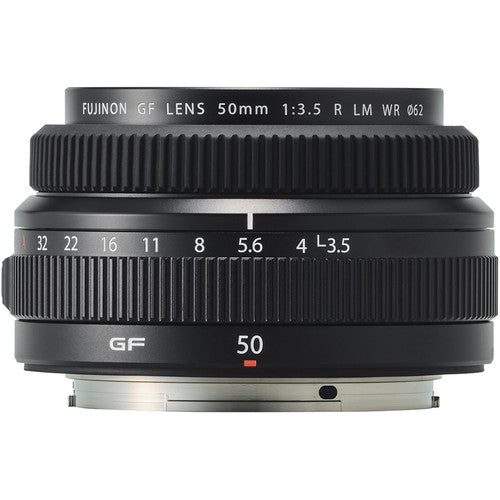 FUJIFILM GF 50mm f/3.5 R LM WR Lente Montura G 40mm Apertura f3.5 a f32