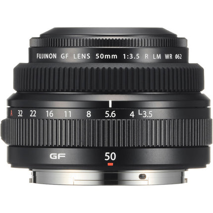 FUJIFILM GF 50mm f/3.5 R LM WR Lente Montura G 40mm Apertura f3.5 a f32