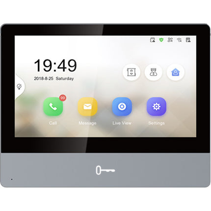Hikvision DS-KH8350-WTE1 Estación Videoportero Interior Pantalla 7" 1024x600 PoE Wi-Fi