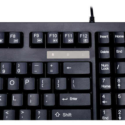 Adesso EasyTouch Rackmount Teclado con Touchpad 1 RU Plug-and-Play