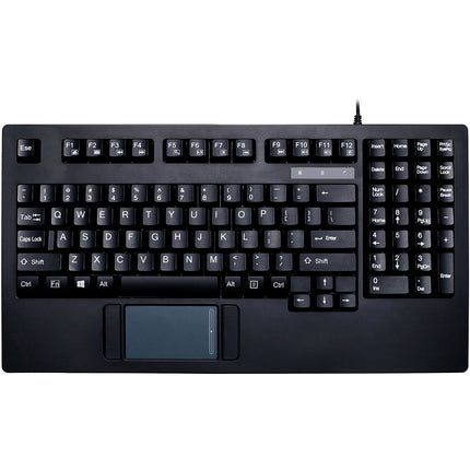 Adesso EasyTouch Rackmount Teclado con Touchpad 1 RU Plug-and-Play