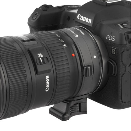 Vello Adaptador Automático para Lentes Canon EF EF-S a Montura RF con Pie de Trípode