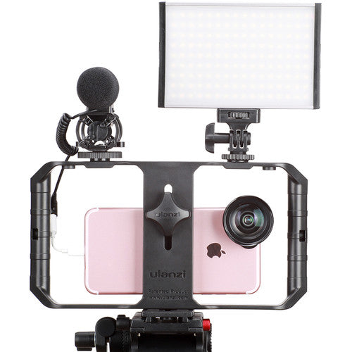 Ulanzi U-Rig Pro Rig para smartphone con doble agarre y 3 monturas en frío