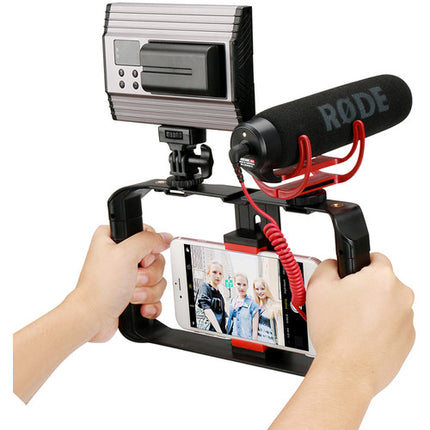 Ulanzi U-Rig Pro Rig para smartphone con doble agarre y 3 monturas en frío