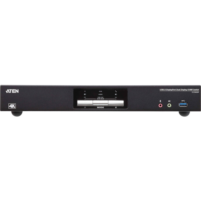 ATEN 2-Port USB 3.0 DisplayPort Dual-Display KVMP Switch 4K 60Hz