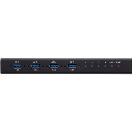ATEN 4 x 4 USB 3.1 Gen-1 Hub Industrial con selector remoto y puerto rs-422