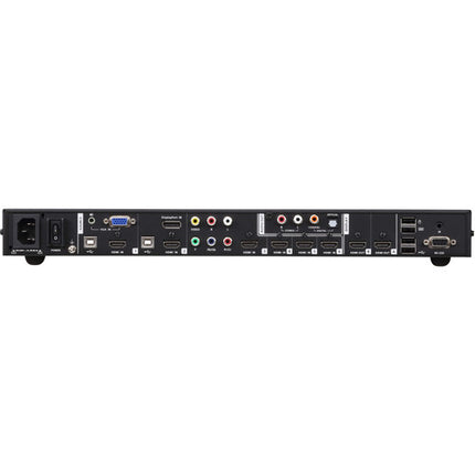 ATEN 9 x 2 Matrix de Presentación 4K 6 HDMI 3 Combo 2 Salidas HDMI