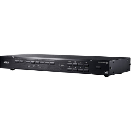 ATEN 9 x 2 Matrix de Presentación 4K 6 HDMI 3 Combo 2 Salidas HDMI