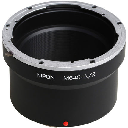 Adaptador KIPON Mamiya 645 a Nikon Z Foco Infinito Aluminio y Latón