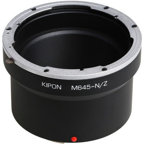 Adaptador KIPON Mamiya 645 a Nikon Z Foco Infinito Aluminio y Latón