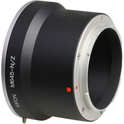 Adaptador KIPON Mamiya 645 a Nikon Z Foco Infinito Aluminio y Latón