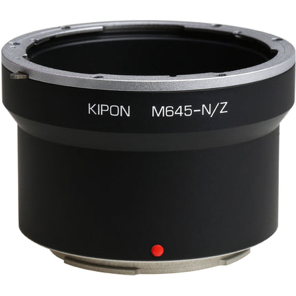 Adaptador KIPON Mamiya 645 a Nikon Z Foco Infinito Aluminio y Latón