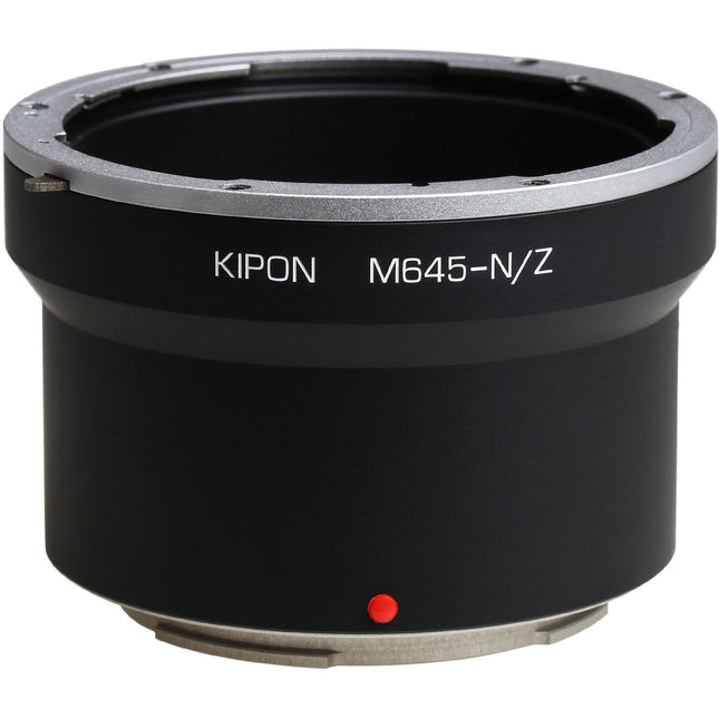 Adaptador KIPON Mamiya 645 a Nikon Z Foco Infinito Aluminio y Latón