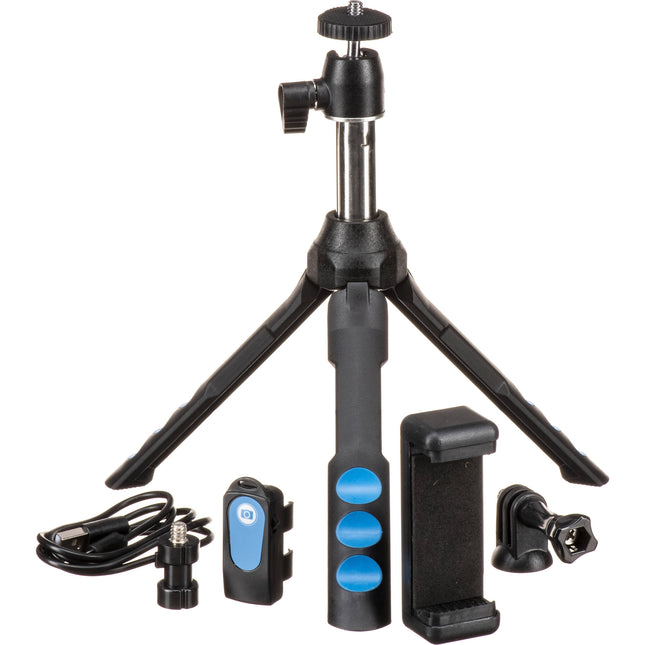Vidpro MP-15 Mini Trípode y Selfie Stick Bluetooth Extensible 20 a 91 cm con Control Remoto