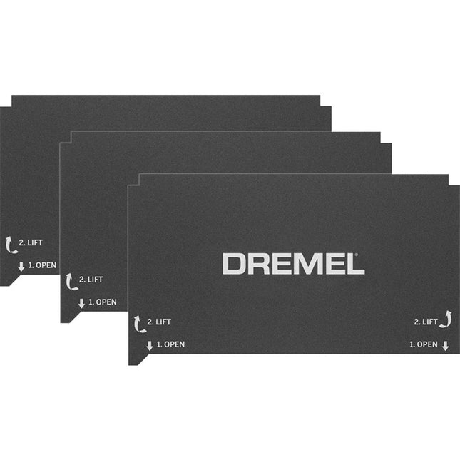 Dremel 3D FLEX láminas de construcción para impresora 3D40 FLEX paquete 3 unidades