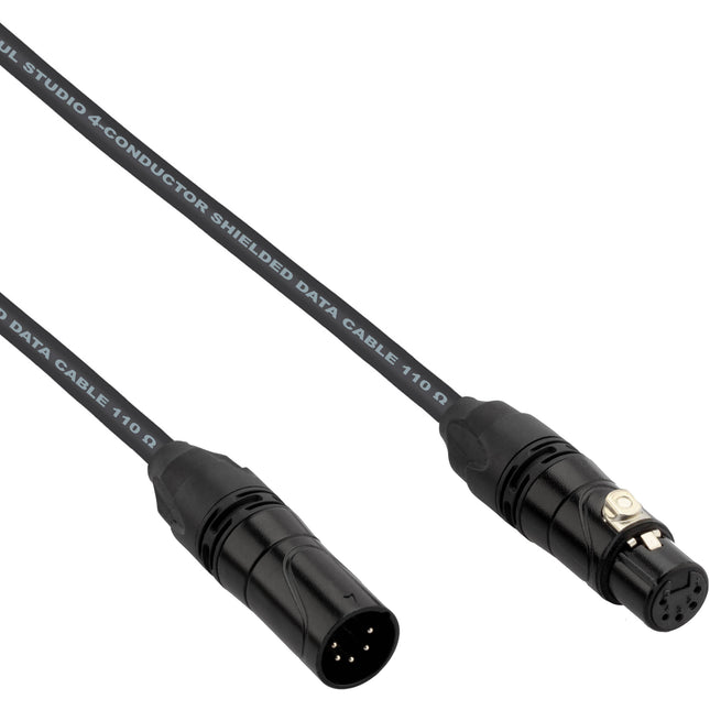 Kopul DMX55P-005-S Cable DMX 5 Pines 5 Pies 110 Ohm Impedancia