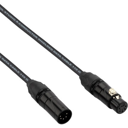 Kopul DMX55P-050-S Cable DMX 5 Pines 50 Pies 110 Ohm 5 Pin Níquel