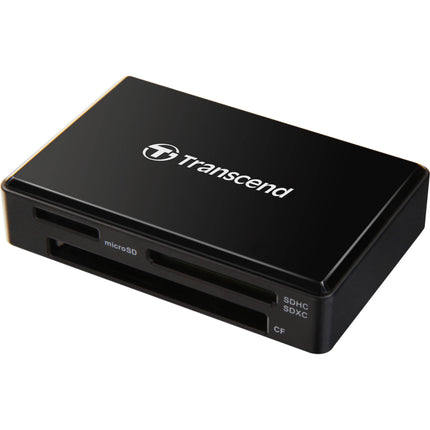 Transcend RDF8 Lector de Tarjetas USB 3.1 Gen 1 Negro con Cable Micro-USB