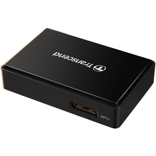Transcend RDF8 Lector de Tarjetas USB 3.1 Gen 1 Negro con Cable Micro-USB