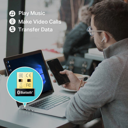TP-Link Bluetooth 4.0 Nano Adaptador USB con alcance inalámbrico 20m USB 2.0