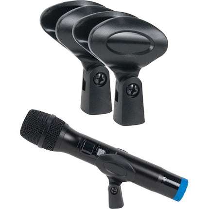 American Audio WM-219 Sistema de Micrófono Inalámbrico UHF de Dos Canales 300 pies rango