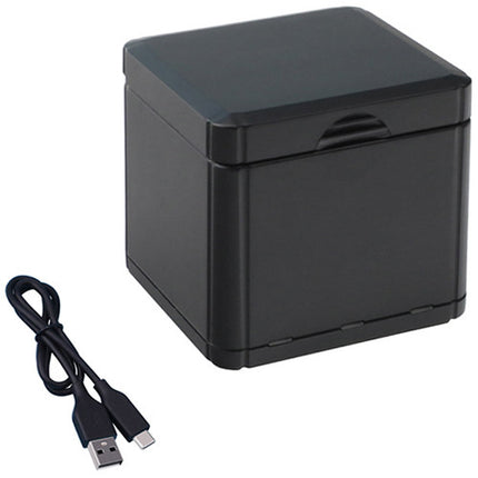 DigitalFoto Solution Limited Tri Charger Box para baterías Osmo Action carga rápida 3 puertos y ranura microSD