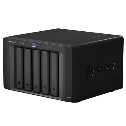 Synology DX517 Caja de expansión 5 bahías SATA hot-swap eSATA