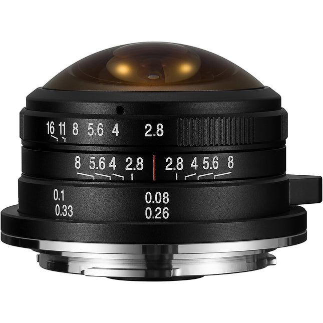 Venus Optics Laowa 4mm f2.8 Objetivo Fisheye para Micro Cuatro Tercios 210° Ángulo de Visión