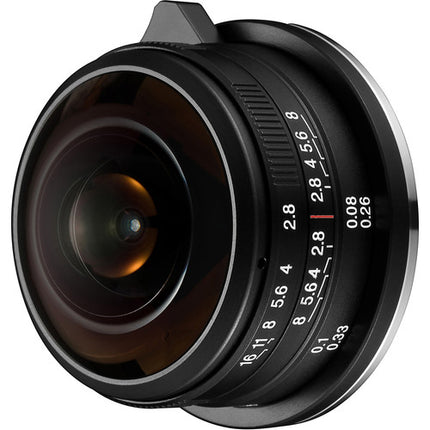 Venus Optics Laowa 4mm f2.8 Objetivo Fisheye para Micro Cuatro Tercios 210° Ángulo de Visión