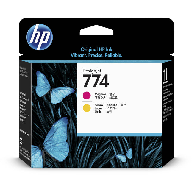 HP 774 Magenta y Amarillo Cabezal de Impresión para DesignJet Z6610 y Z6810