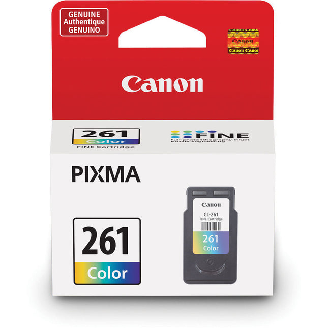Cartucho de tinta color Canon CL-261 8.3mL para impresoras PIXMA