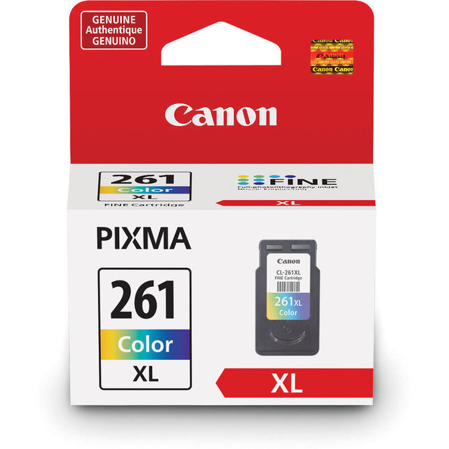 Cartucho de tinta color Canon CL-261 XL 12.2mL para impresoras PIXMA