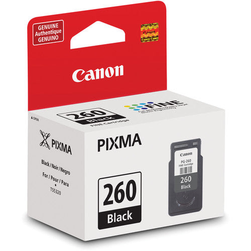 Cartucho de Tinta Negro Canon PG-260 7.5mL para Impresora PIXMA TS5320