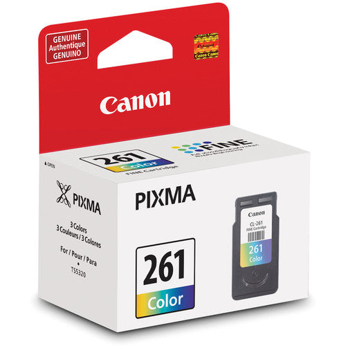 Cartucho de tinta color Canon CL-261 8.3mL para impresoras PIXMA