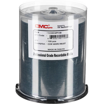 CMC Pro CD-R Imprimible Inkjet 700MB 80 Min 48x 100 Discos Caja