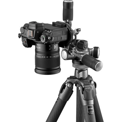 Gitzo GT2542 Mountaineer Serie 2 Trípode de Fibra de Carbono 69.6" Alto 28.6 lb Capacidad con Cabezal Fluido 3 Vías