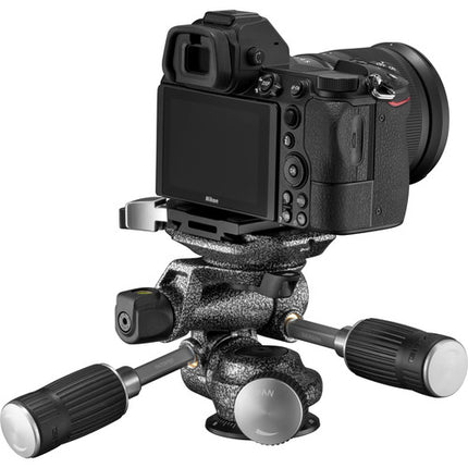 Gitzo GT2542 Mountaineer Serie 2 Trípode de Fibra de Carbono 69.6" Alto 28.6 lb Capacidad con Cabezal Fluido 3 Vías