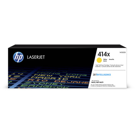 HP 414X Toner Láser Amarillo Alto Rendimiento 6000 Páginas para M454 M479