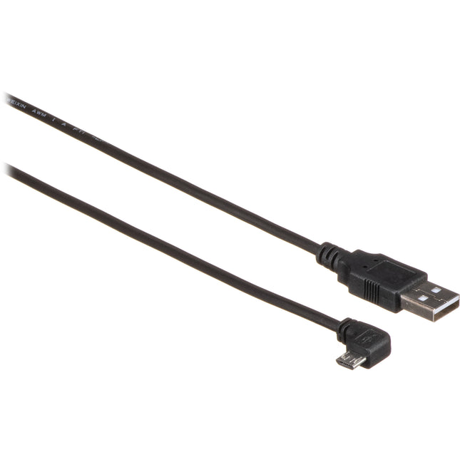Rocstor Cable USB Tipo A a Micro USB Tipo B Ángulo Recto 1 Pieza 1 Pieza Largo