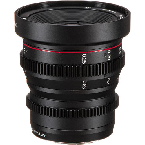 Meike 25mm T2.2 Objetivo de Cine Manual MFT Montura T22 y Funda