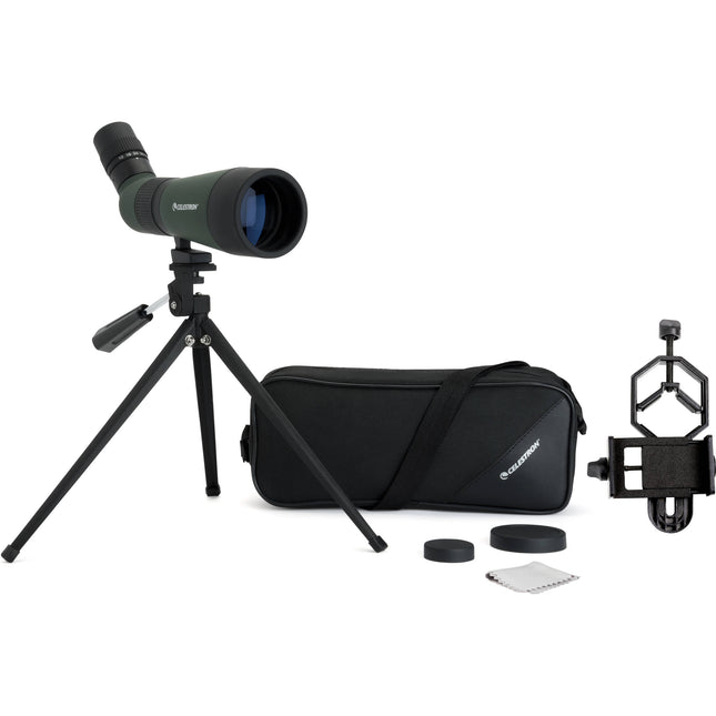 Celestron LandScout 12-36x60 Telescopio terrestre con trípode y kit para smartphone