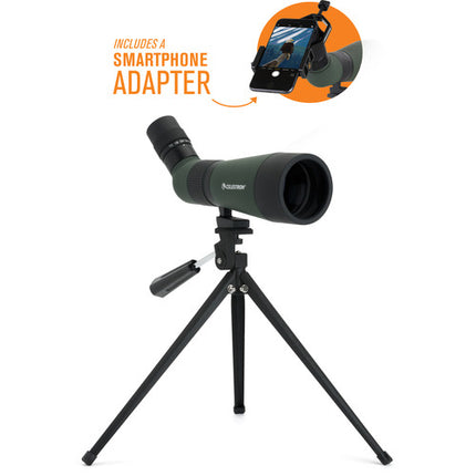 Celestron LandScout 12-36x60 Telescopio terrestre con trípode y kit para smartphone