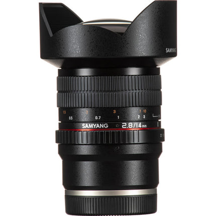 Samyang 14mm f/2.8 ED AS IF UMC objetivo para Sony E Montura Full Frame y APS-C con enfoque manual y parasol integrado